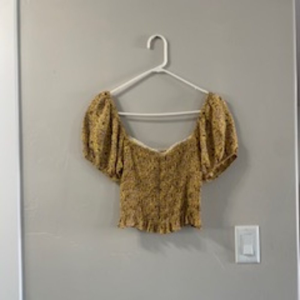 Square Neck Floral top